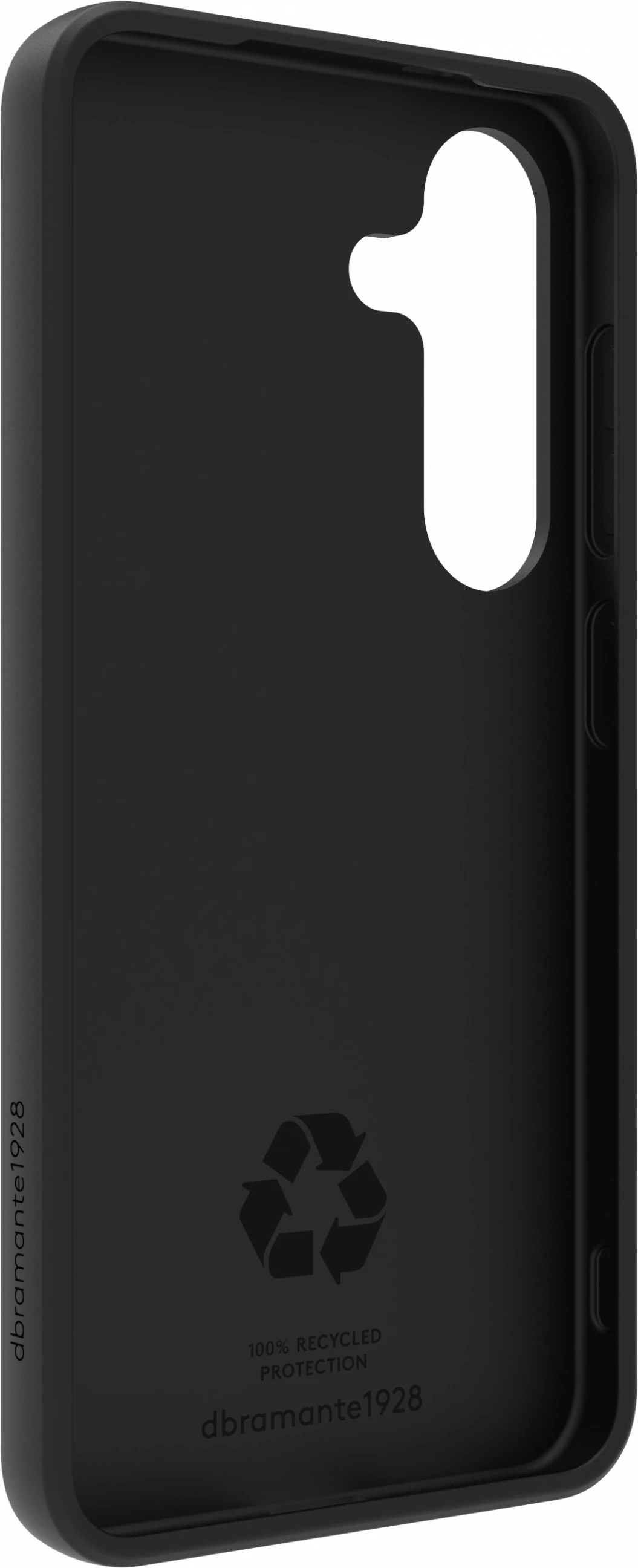 Mbështjellës dbramante1928 Eco Case Nuuk për Galaxy S25, i zi