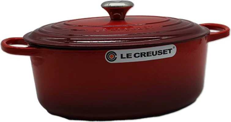 Tavë pjekjeje ovale Le Creuset Signature Roaster 31 cm, e kuqe qershi, 21178310602430