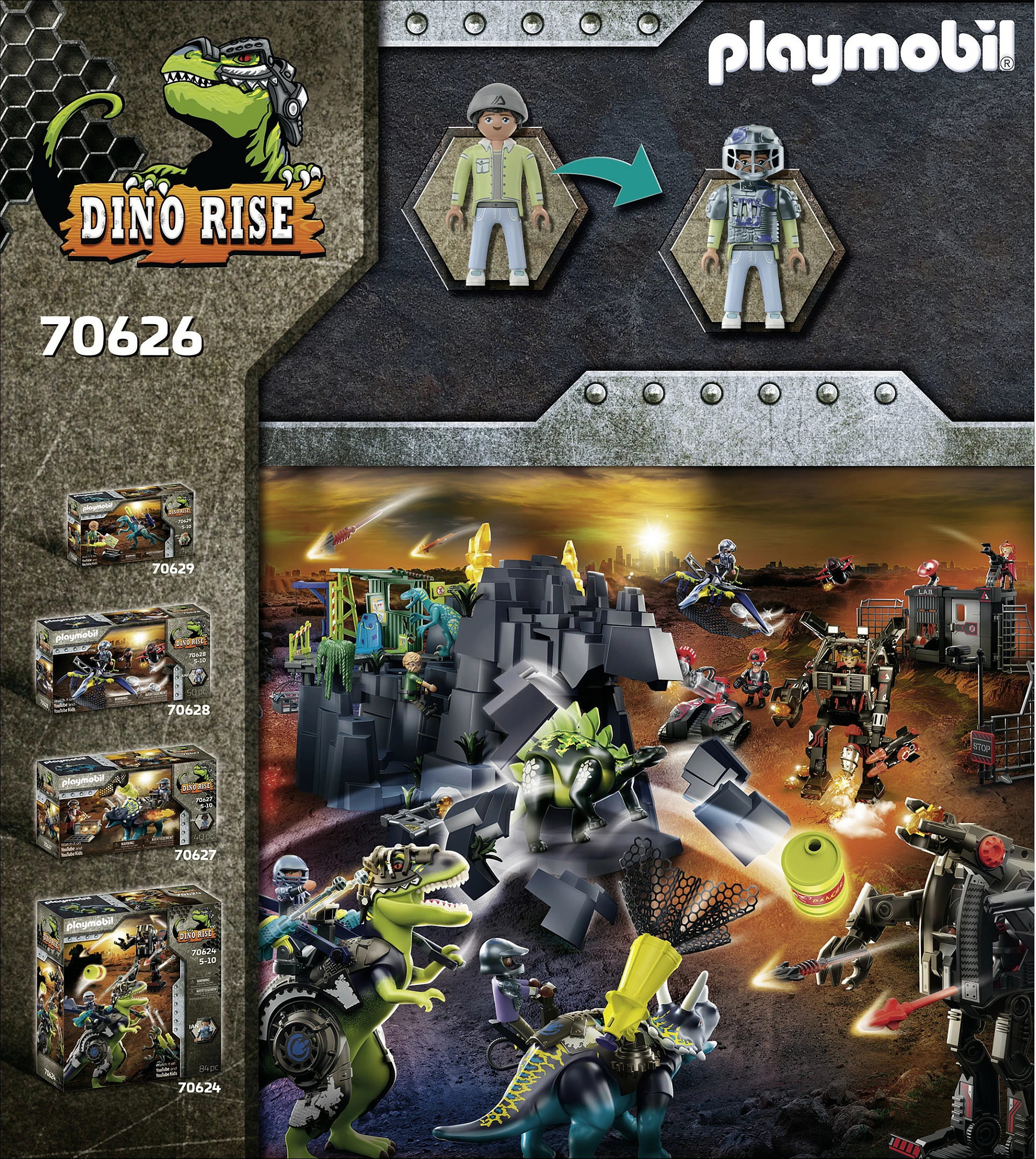 Set figurash Playmobil 70626, 5 vjeç, Plastikë