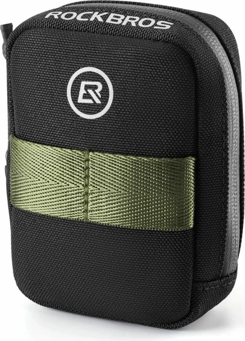 Çantë mini për biçikletë Rockbros 3013007901, e zezë/jeshile