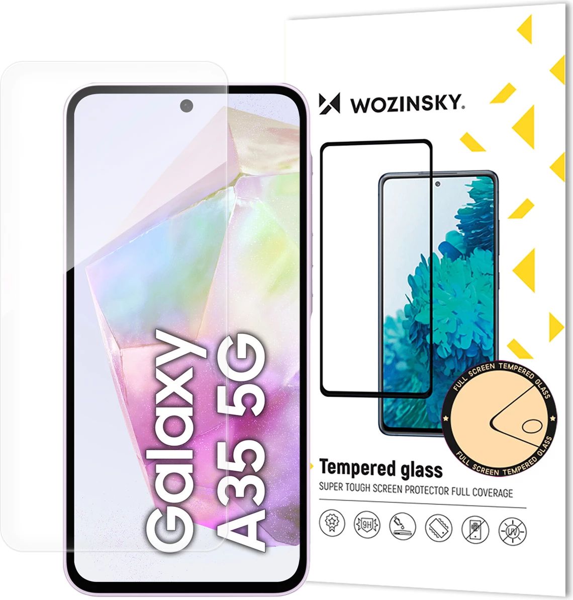 Xham i temperuar Wozinsky për Samsung Galaxy A35 5G, Transparent