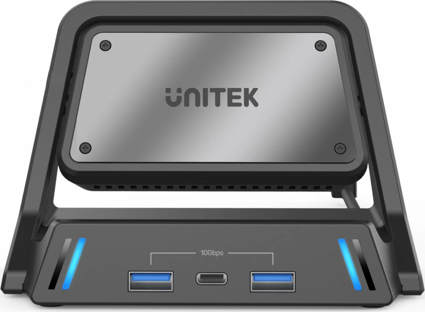 Stacion dokimi ftohës Unitek Cooling Dock Pro D1097A 100W 8K USB-C, i zi