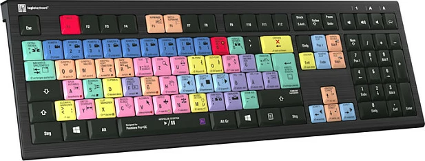 Tastierë LogicKeyboard Astra 2 Adobe Premiere Pro CC DE (PC)