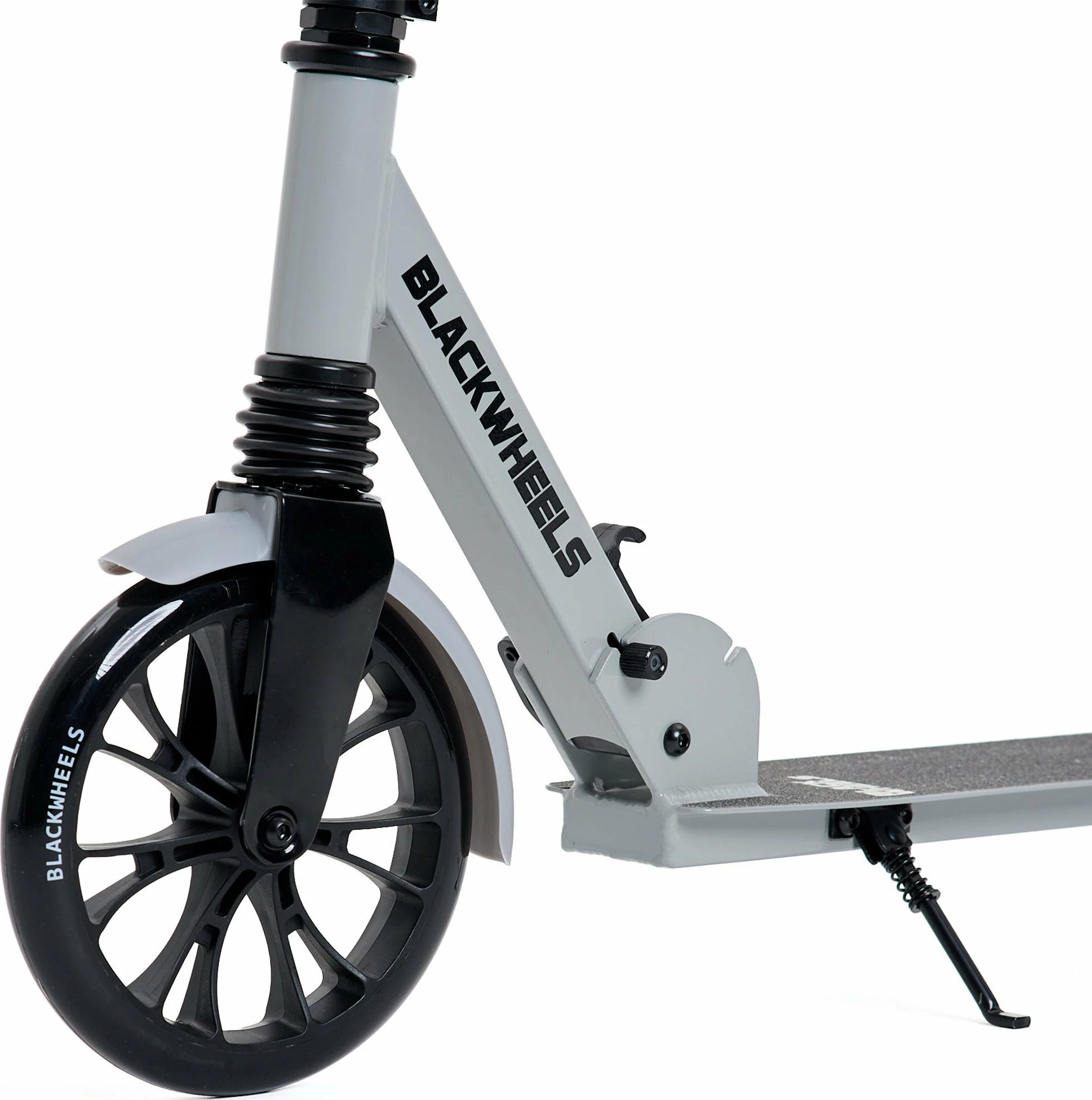 Skuter Blackwheels Zoom, 200 mm, palosës, ABEC-7, për të rritur, gri