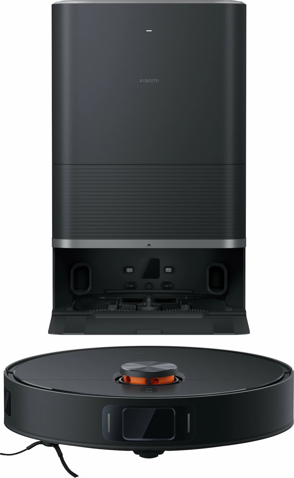 Robot fshesë Xiaomi Robot Vacuum X20 Max, 8000 Pa, me fshirje (mop), Wi‑Fi, 120 min, me stacion zbrazjeje, i zi