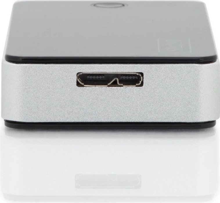 Lexues kartelash Digitus DA-70330-1, 5 porta USB 3.0, i zi-argjendtë