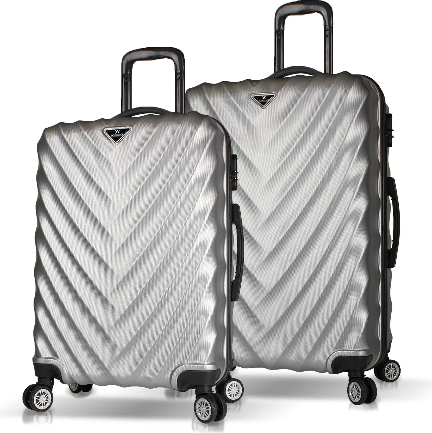 Set valixhesh (2 copë), ngjyrë gri, Zoozie Bags, 6876