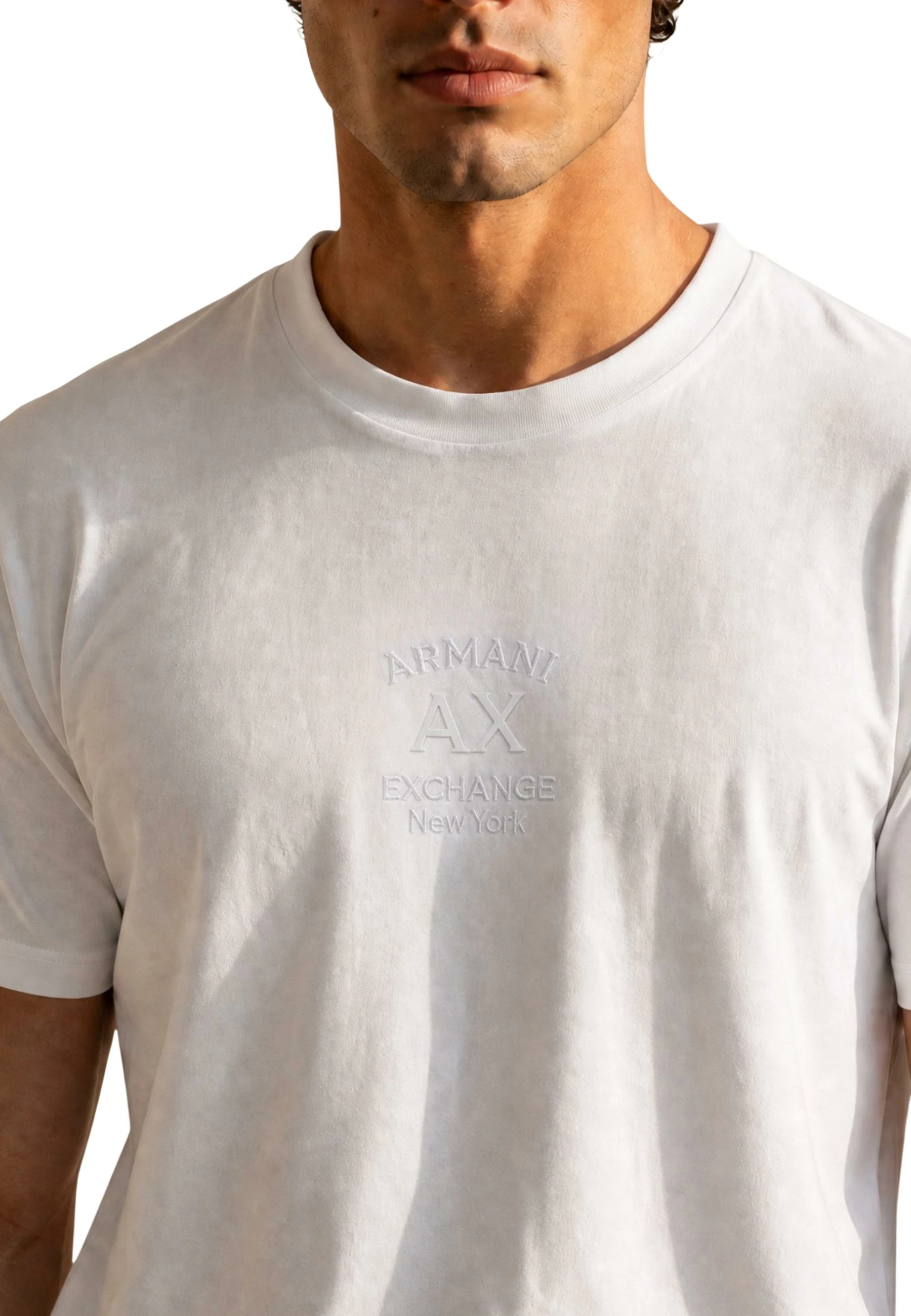 Maicë për meshkuj Armani Exchange XM003023 AF10358, e bardhë [Madhësia: XL]