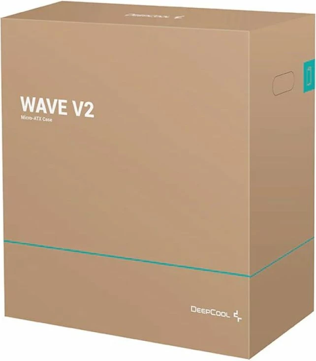 Kuti kompjuteri Deepcool WAVE V2, e zezë
