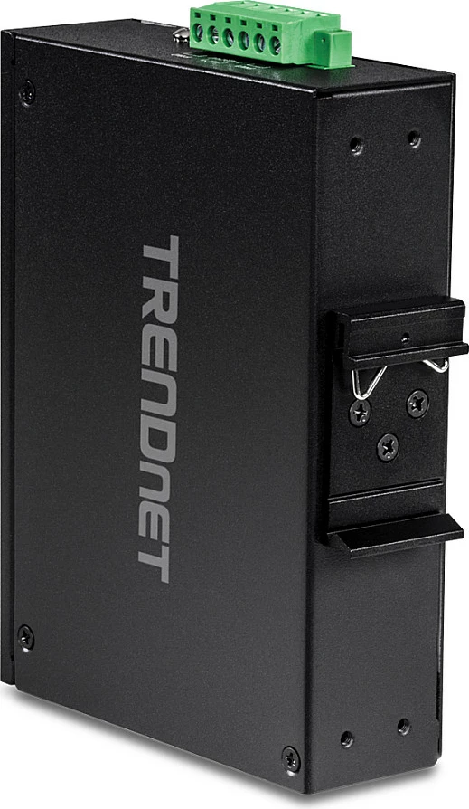 Switch industrial TRENDnet TI-PE80, 8x Fast Ethernet 10/100, PoE+ 30W, DIN-rail, i zi