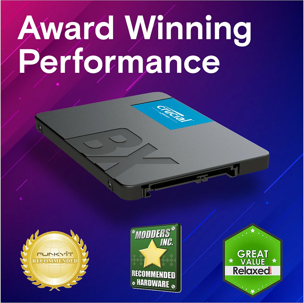 SSD Crucial BX500 4TB 2.5" SATA III, 3D NAND, i zi