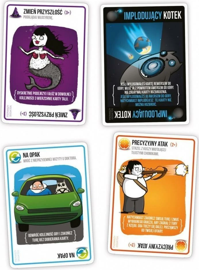 Shtesë loje me letra Rebel Exploding Cats: Imploding Cats (edicion i ri), 20 karta, 2-6 lojtarë