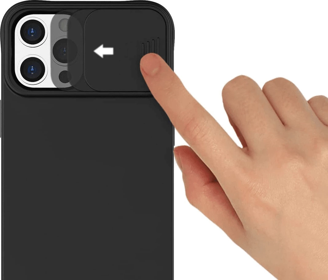 Mbështjellës silikoni ONASI për Samsung Galaxy S23 Plus 5G, me mbrojtëse lente kamere, i zi