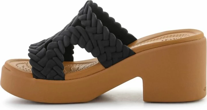 Sandale me takë për femra Crocs, të zeza