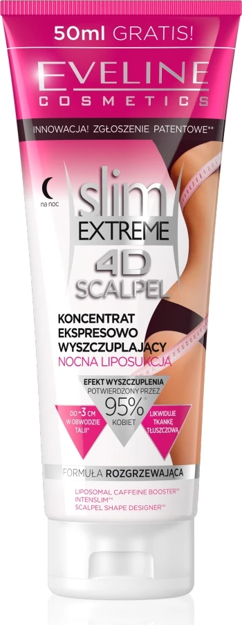 Balsam për dobësim trupor Eveline Cosmetics Slim Extreme 4D Scalpel Express për femra, 250ml