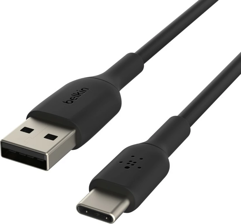 Kabëll Belkin CAB001BT2MBK, 2 m, USB A në USB C, Ngjyrë e zezë