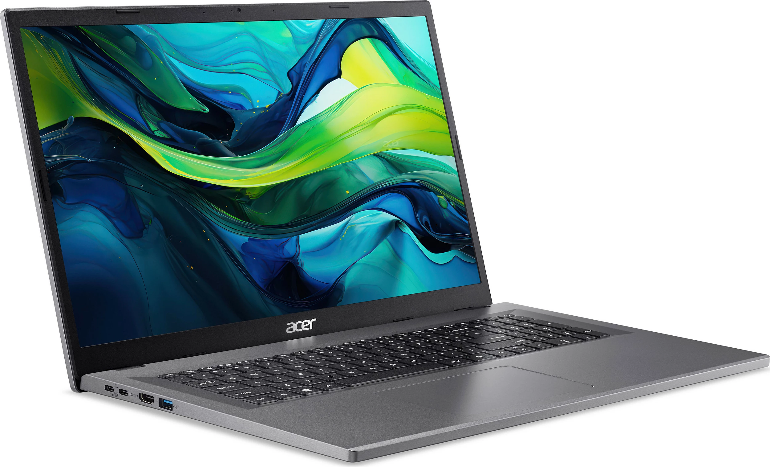 Laptop Acer Aspire Go 17 AG17-31P-36CG, i3-N355, 8GB RAM Memorje, 512GB SSD, 17.3 inç FHD, Linux, Iron