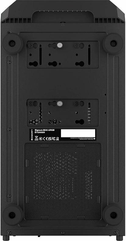 Kasë Endorfy Signum M30 ARGB (EY2A020), Mini Tower microATX, x3 PWM ARGB fanë, USB-C, e zezë