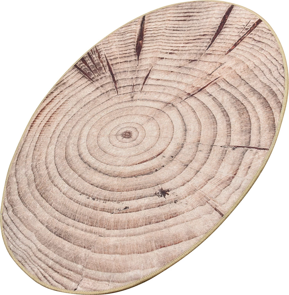 Tapet për banjo Mijölnir, dizajn dru, shumëngjyrësh, 80x120cm