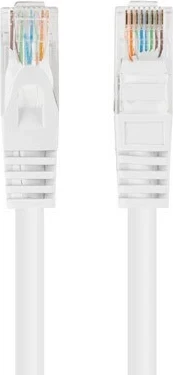 Patchcord LANBERG RJ-45 kat.5e UTP 1m 10 copë, bardhë