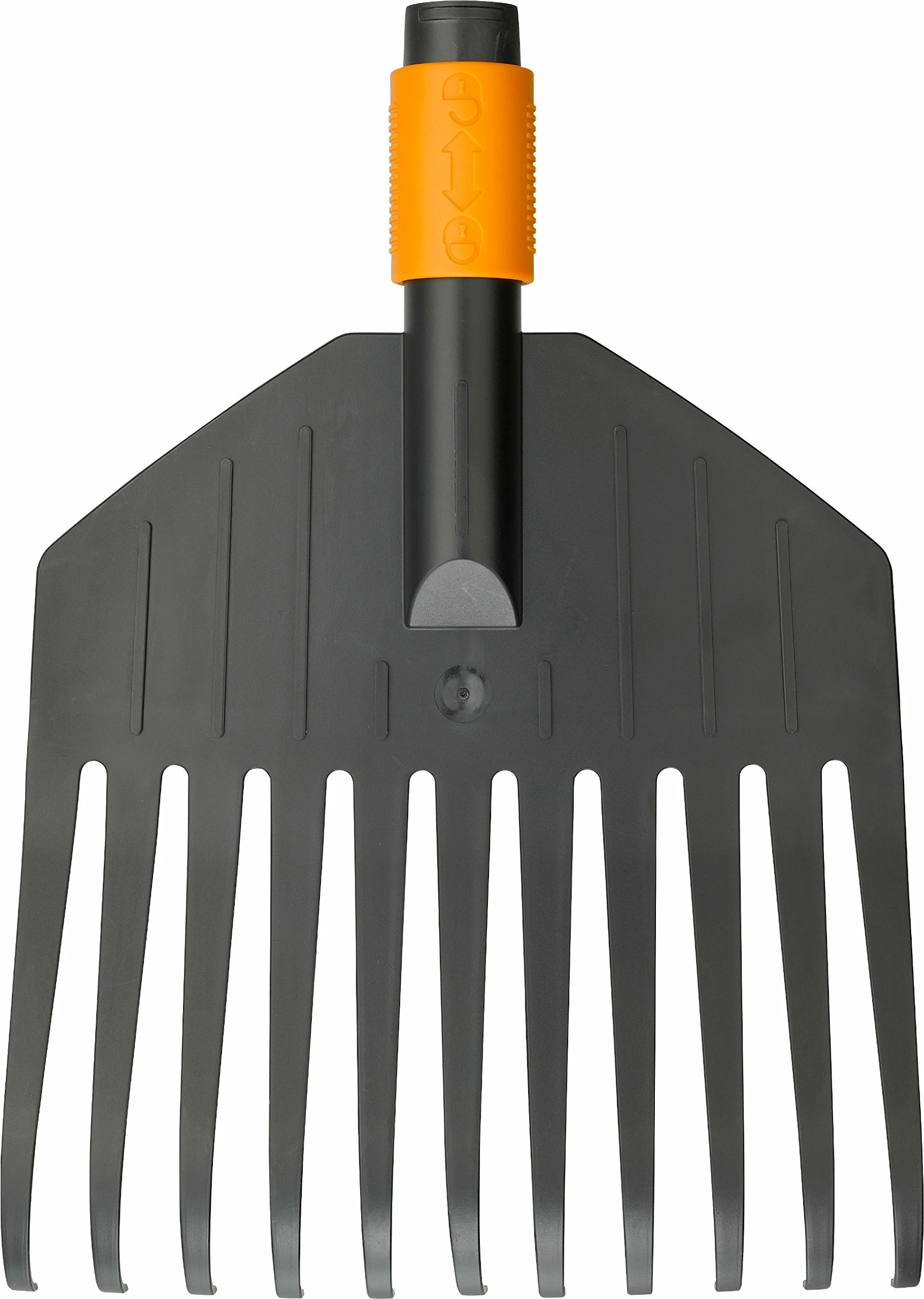 Grabujë Fiskars, për mbledhjen e gjetheve, S, zezë/ portokalli