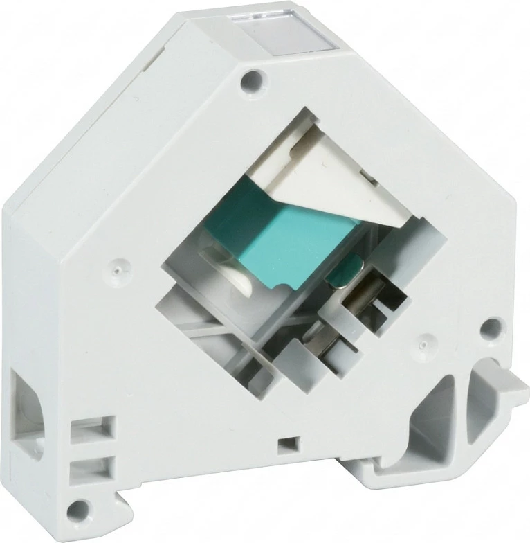 Adapter për shinë DIN EFB Elektronik LC Singlemode, 2 porta, i bardhë