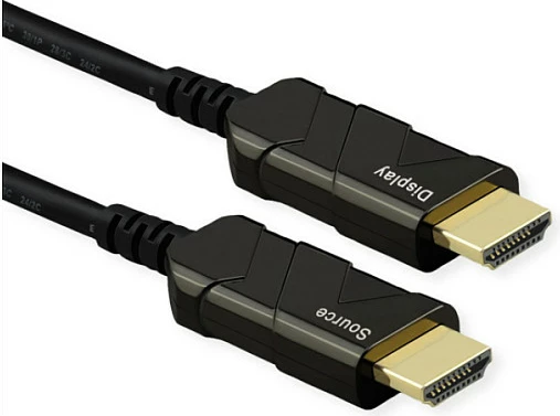 Kabllo HDMI ROLINE 14.01.3483, 30 m, HDMI 2.0, 7680x4320 deri 60 Hz, e zezë