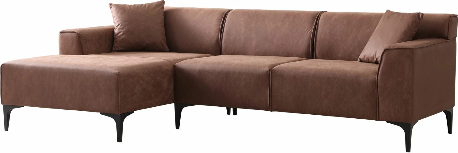 Këndare New Petra L, ngjyrë konyak, Atelier del Sofa