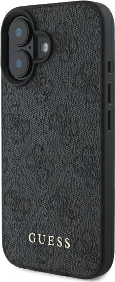 Mbështjellës Guess 4G Classic për iPhone 16 Plus, i zi