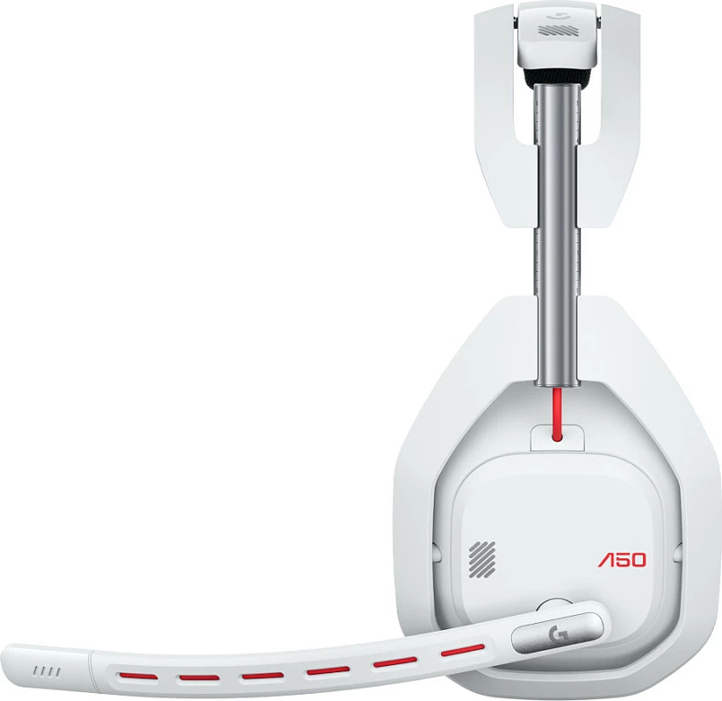Kufje Logitech A50 LIGHTSPEED me base station, wireless, Bluetooth 5.0, PC/PS4/PS5/Xbox, të bardha