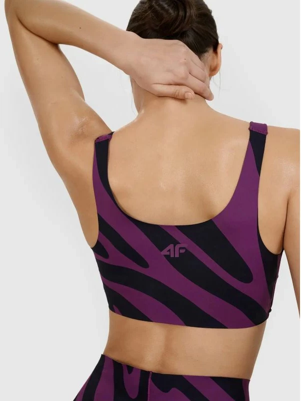 Bra sportiv për femra 4f, me print