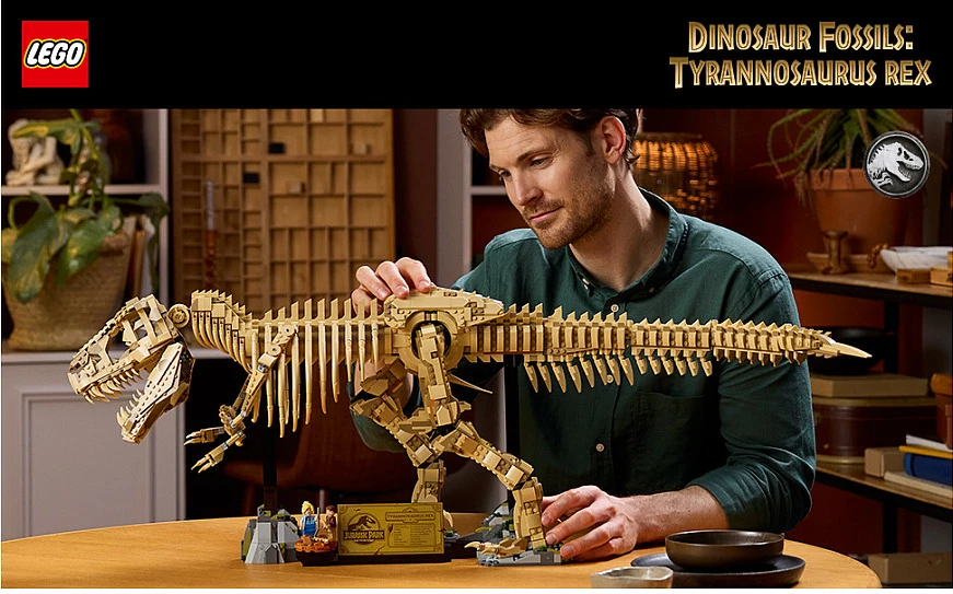 Set ndërtimi LEGO Jurassic World 76968 Dinosaur Fossils: Tyrannosaurus Rex, 3145 copë, Shumëngjyrësh