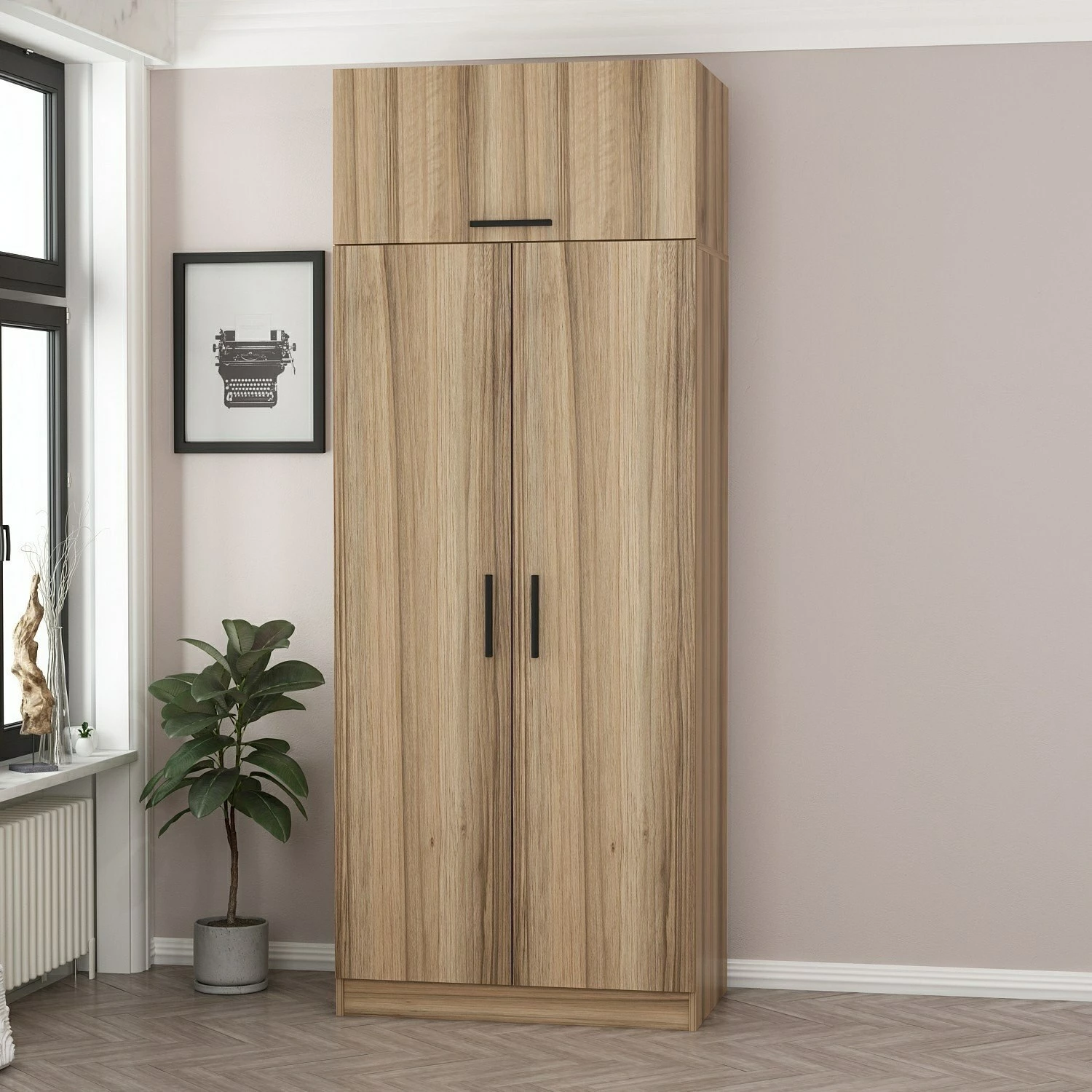 Dollap Skye Decor, ngjyrë lisi, 2237