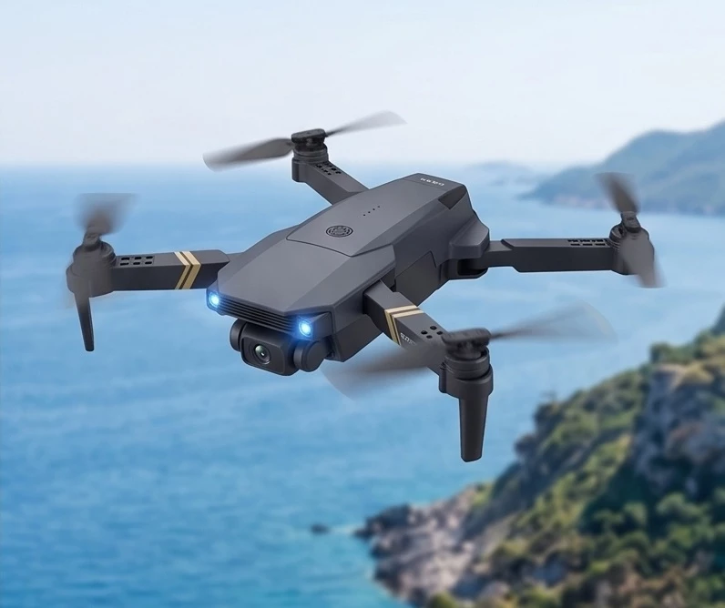 Dron Profesional i Palosshëm 998 PRO me Kamera, me dizajn modern dhe funksional, për përdorim të përditshëm, e hirtë (mat)
