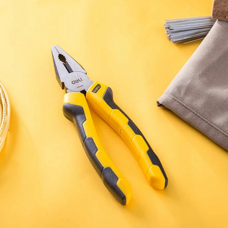 Darë kombinimi Deli Tools EDL2008, 8", e verdhë