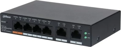 Switch DAHUA DH-CS4226-24ET-375, Managed L2, Gigabit Ethernet, PoE, Zi