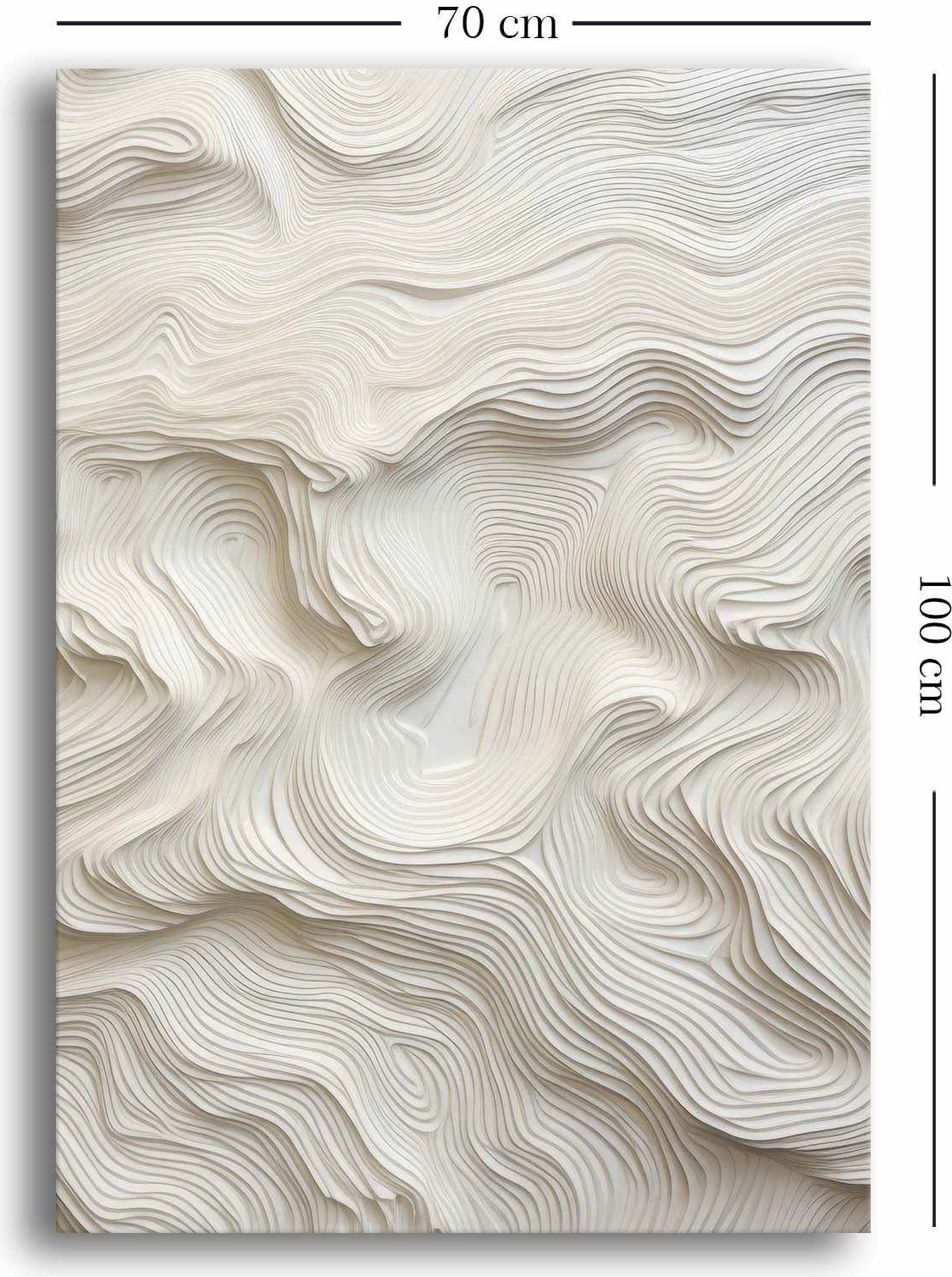 Pikturë dekorative në kanavacë, shumëngjyrëshe, Wallity, 70x100cm, 70100Wabisabi-023