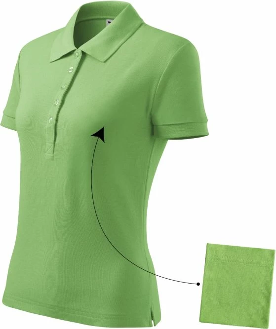 Maicë polo Malfini për femra, ngjyrë jeshile [Madhësia: XS]