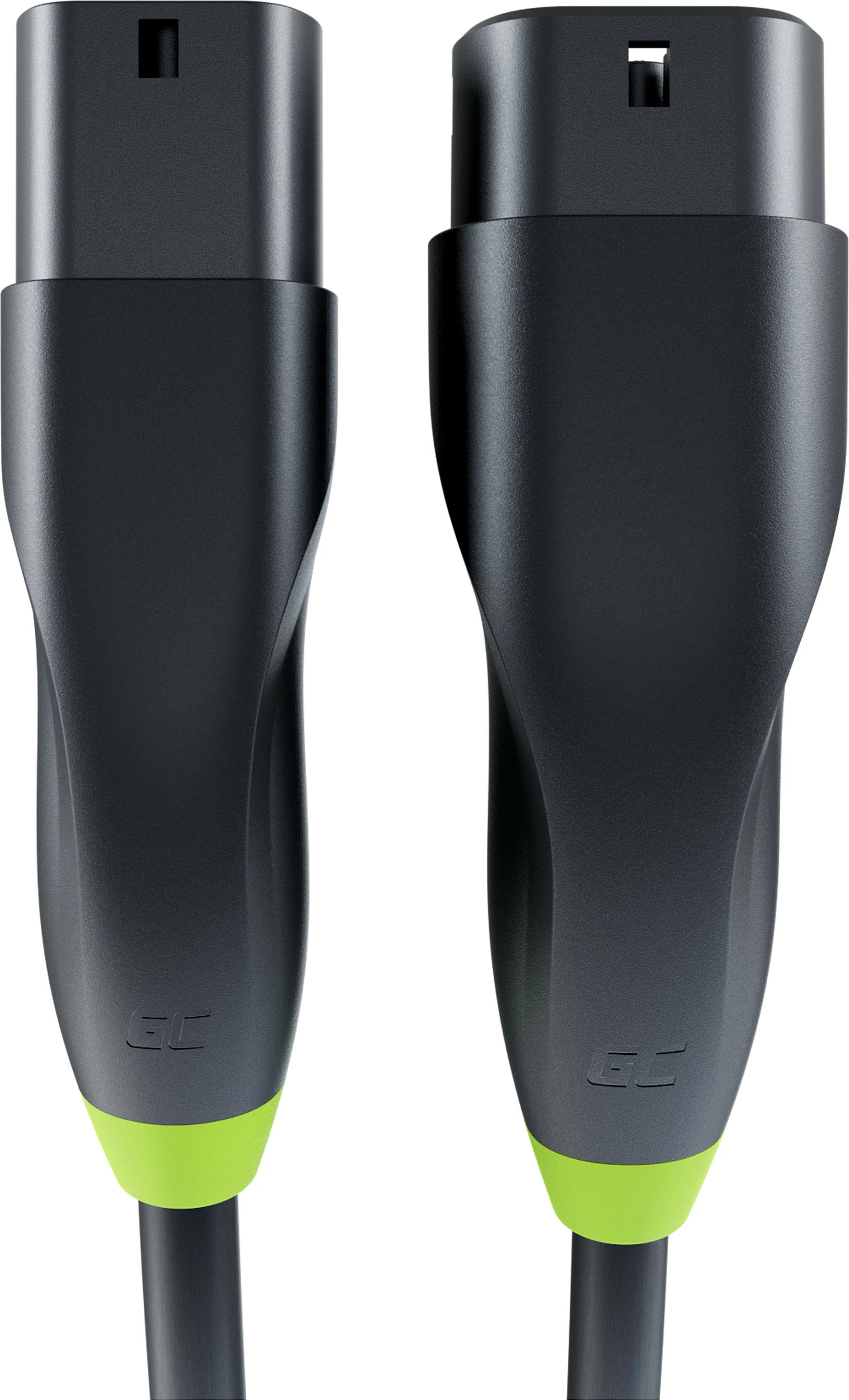 Kabllo karikimi për auto elektrike Green Cell Type 2, 22kW 32A, 5m, e zezë