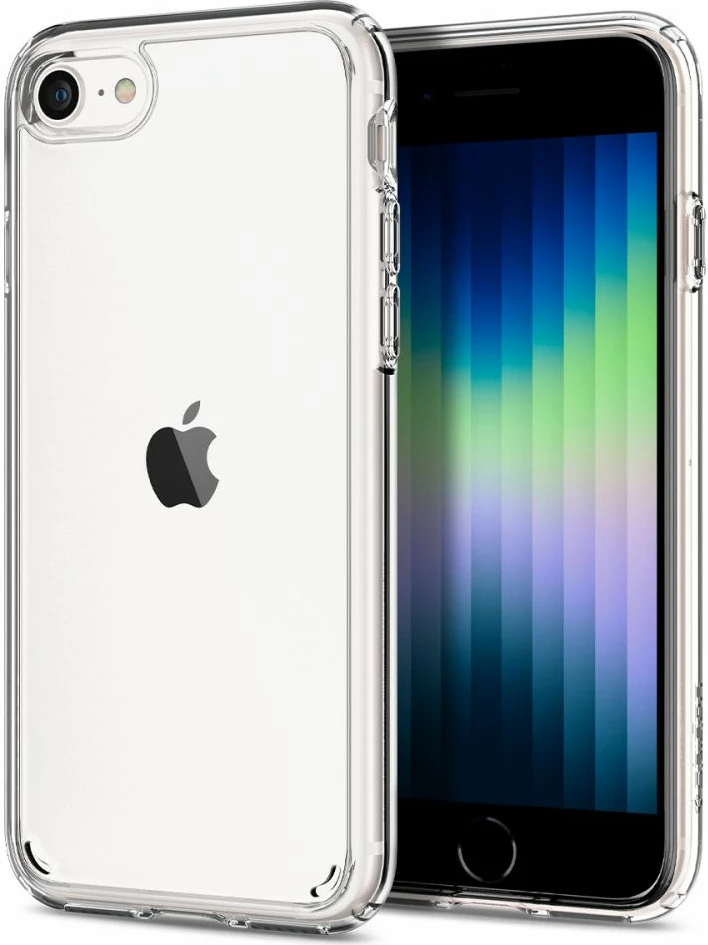 Mbështjellës Spigen Ultra Hybrid për iPhone 7 / 8 / SE (2020/2022), rezistent rënieve MIL-STD 810G, transparent