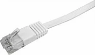 Kabllo rrjeti LogiLink Patch Cat.5e U/UTP Flat 0.25m, e bardhë