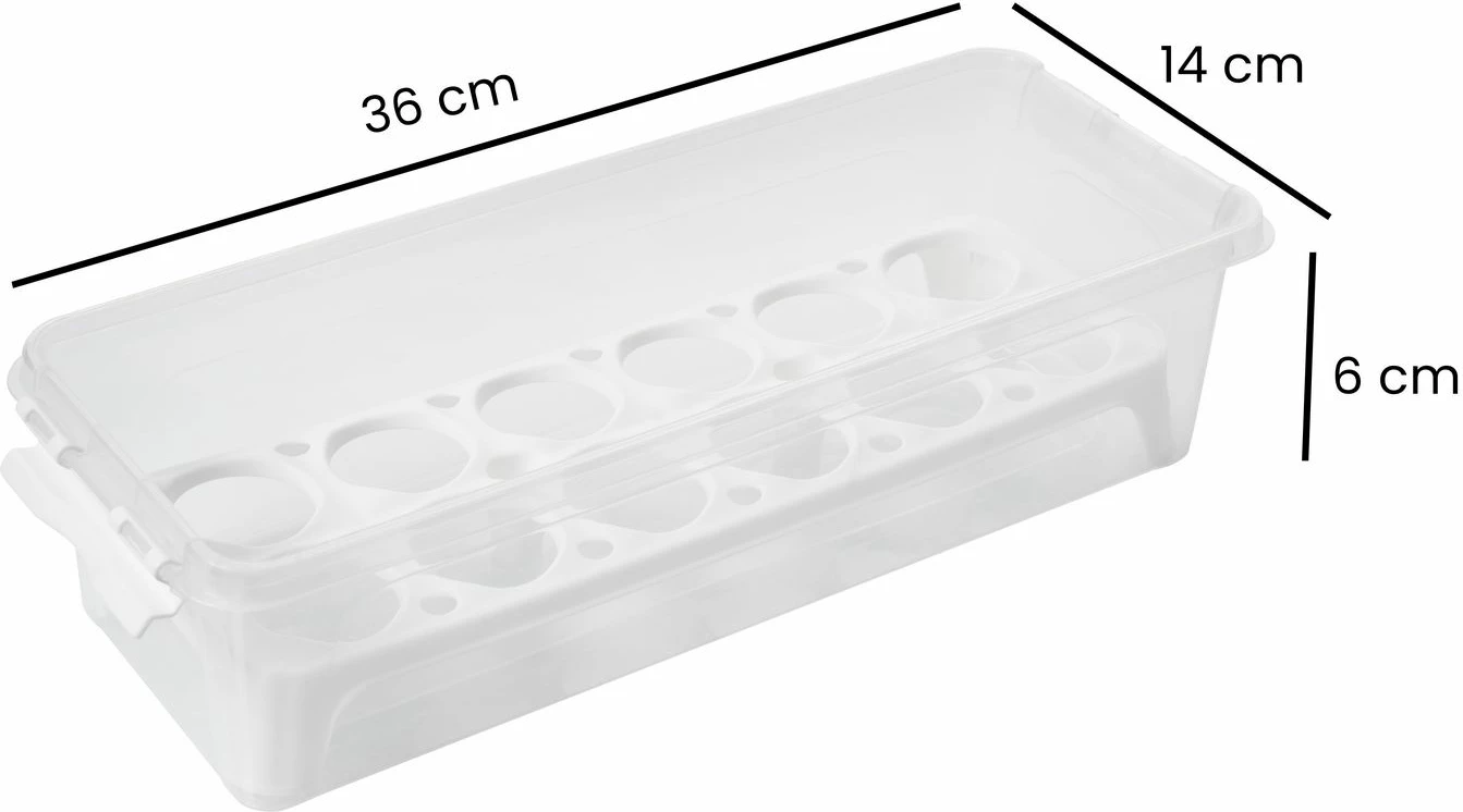Set kuti plastike për organizim (4 copë), Hermia, 4Lukutu10, transparente