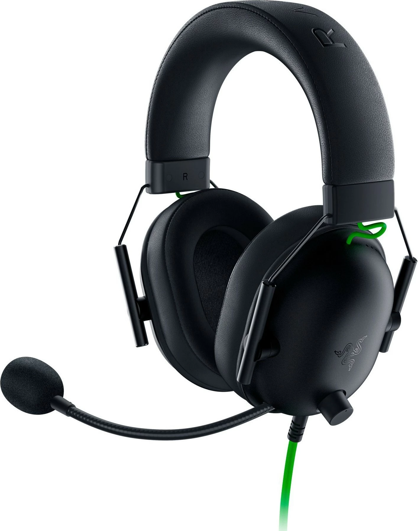 Kufje Razer Blackshark V2 X, Wired, Gaming, 240 g, E zezë, E gjelbër