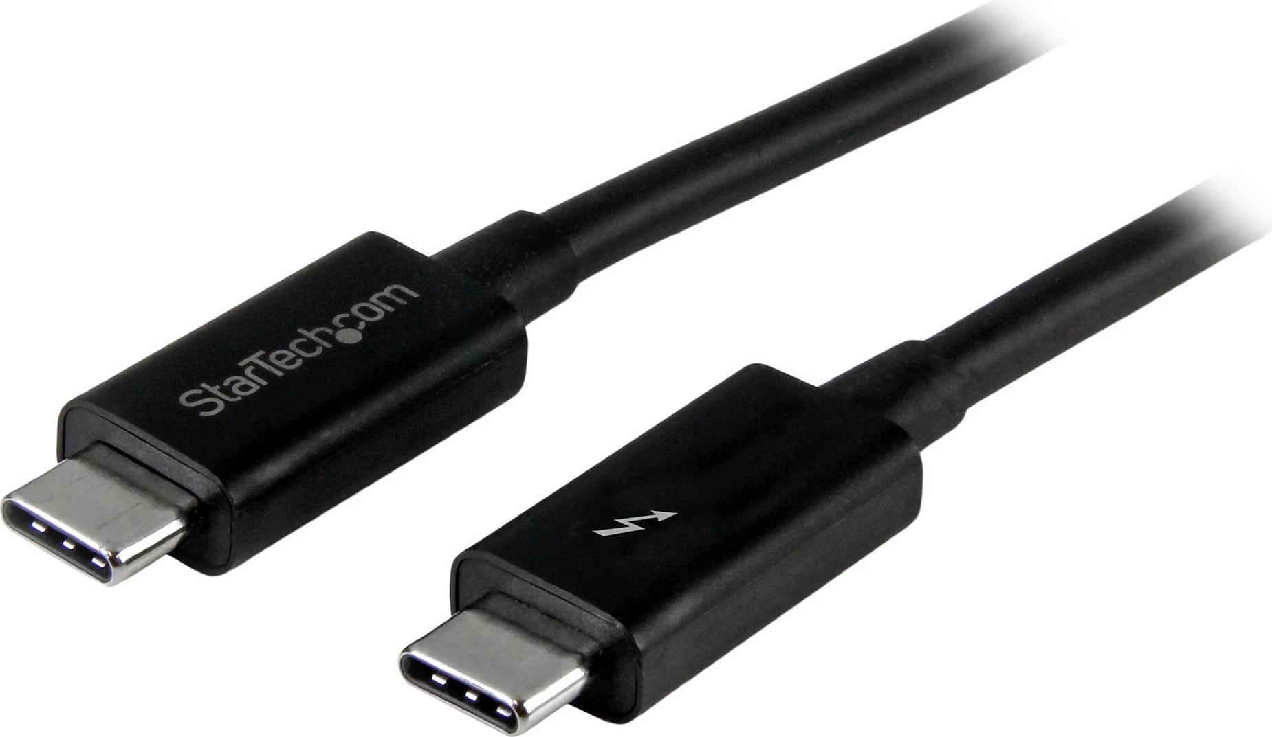 Kabllo Thunderbolt 3 USB-C StarTech TBLT3MM1M, 1m, 20Gbps, 4K 60Hz, e zezë