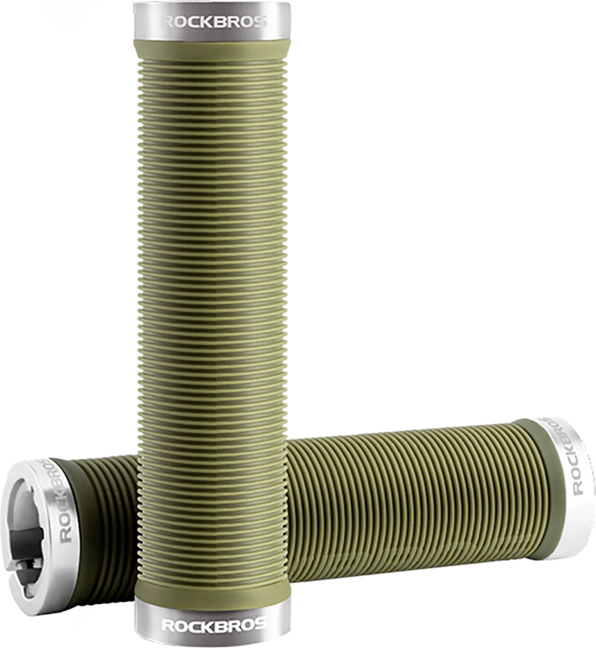 Doreza biçiklete Rockbros 71230002003, antirrëshqitëse, TPE/PP, e gjelbër, palë