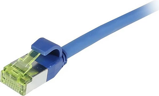 Kabllo rrjeti Synergy21 RJ45 CAT6A, 7.5m, slim, 500MHz, S/FTP, blu
