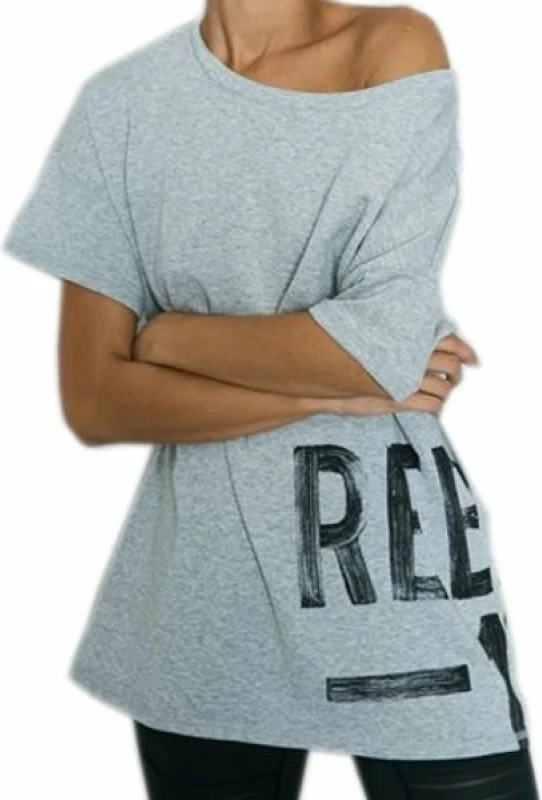 Maicë për femra Reebok, gri