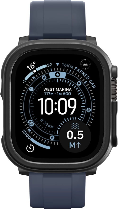 Mbështjellës mbrojtës për Smartwatch, AmazingThing, Minimal Case, për Apple Watch Ultra 3 49 mm, i zi