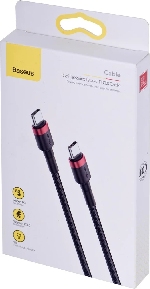 Kabllo USB-C Baseu Catklf-G9, 1m, e zezë