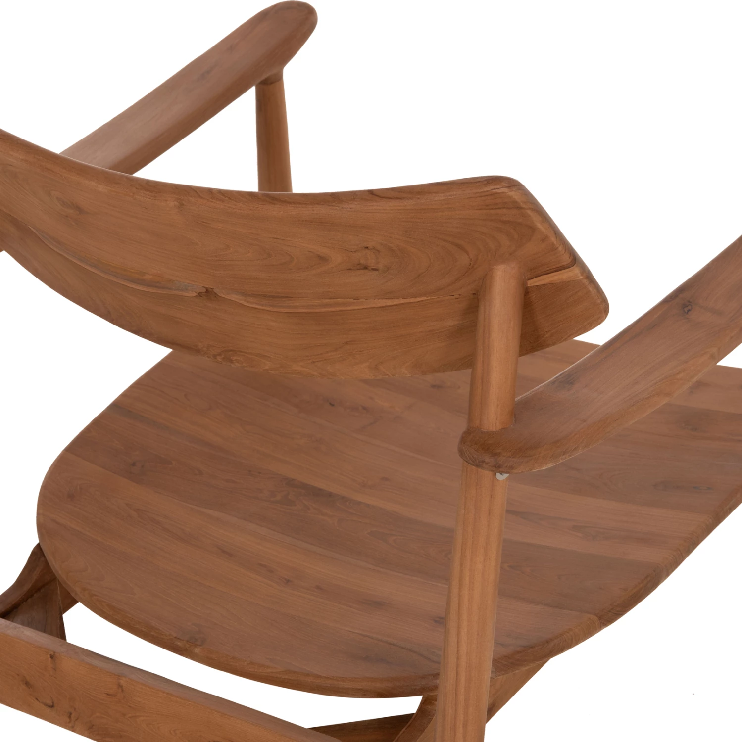 Karrige lounge Ranger, dru tik natyral, FH18255.01, 70x73x73cm